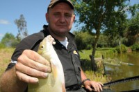 James Cooper is a master of bream fishing