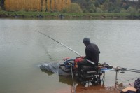 Tony was able to nick fish on his 14m pole line
