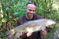 At 12lb 13oz, this huge barbel made the 220-mile trip worth it