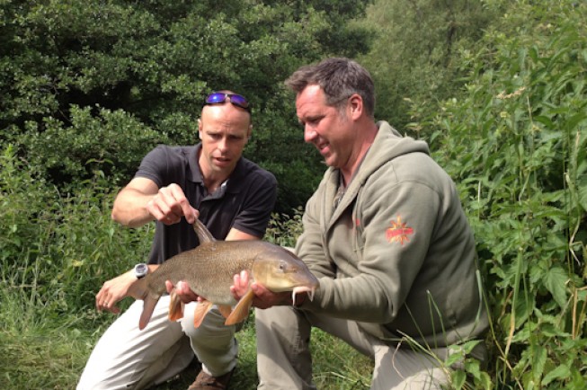 Dean Macey and David Seaman tackle the Kennet