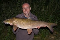 This monstrously long barbel weighed in at 12lb 5oz