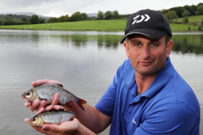 Steve with a couple of clonking roach 