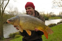 This 20lb common topped the catch for our man