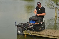 On commercial waters, Steve favours a shorter rod
