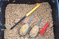 Hybrid feeders and wafter hook baits