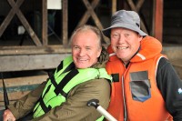 Ricky Groves and Bobby Davro kick off series two