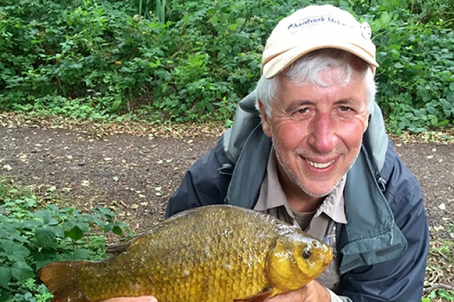 Martin Salter bags a big crucian on the Pellet Cone!