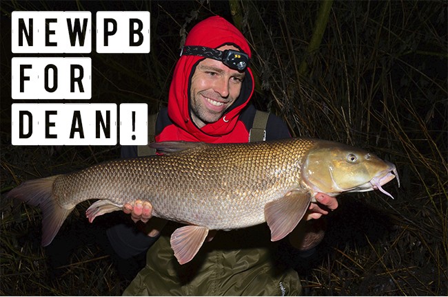 Second huge barbel in as many days for Dean Macey!