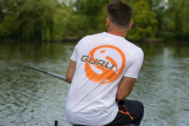 Guru Brush Logo Charcoal T-Shirts New Guru Match Fishing Clothing 